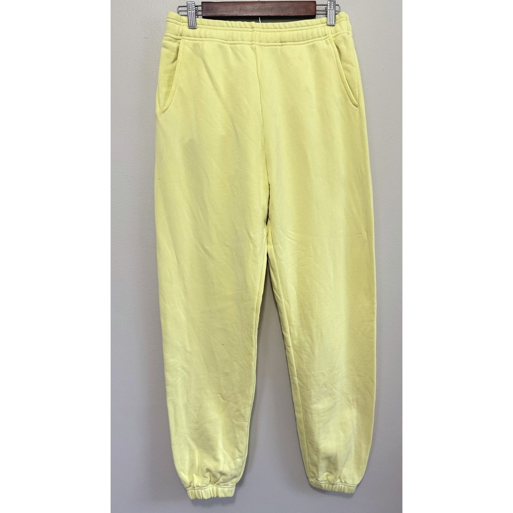ACTA Wear X Tori Halford Everyday Oversized Joggers In Color Lemon Sz S NWOT